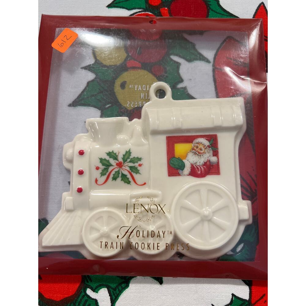 Lennox holiday train cookie press